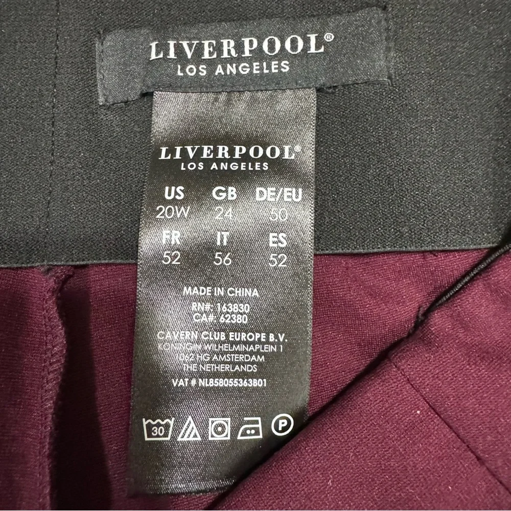 Liverpool Women's Burgundy Trousers - Picture 10 of 11